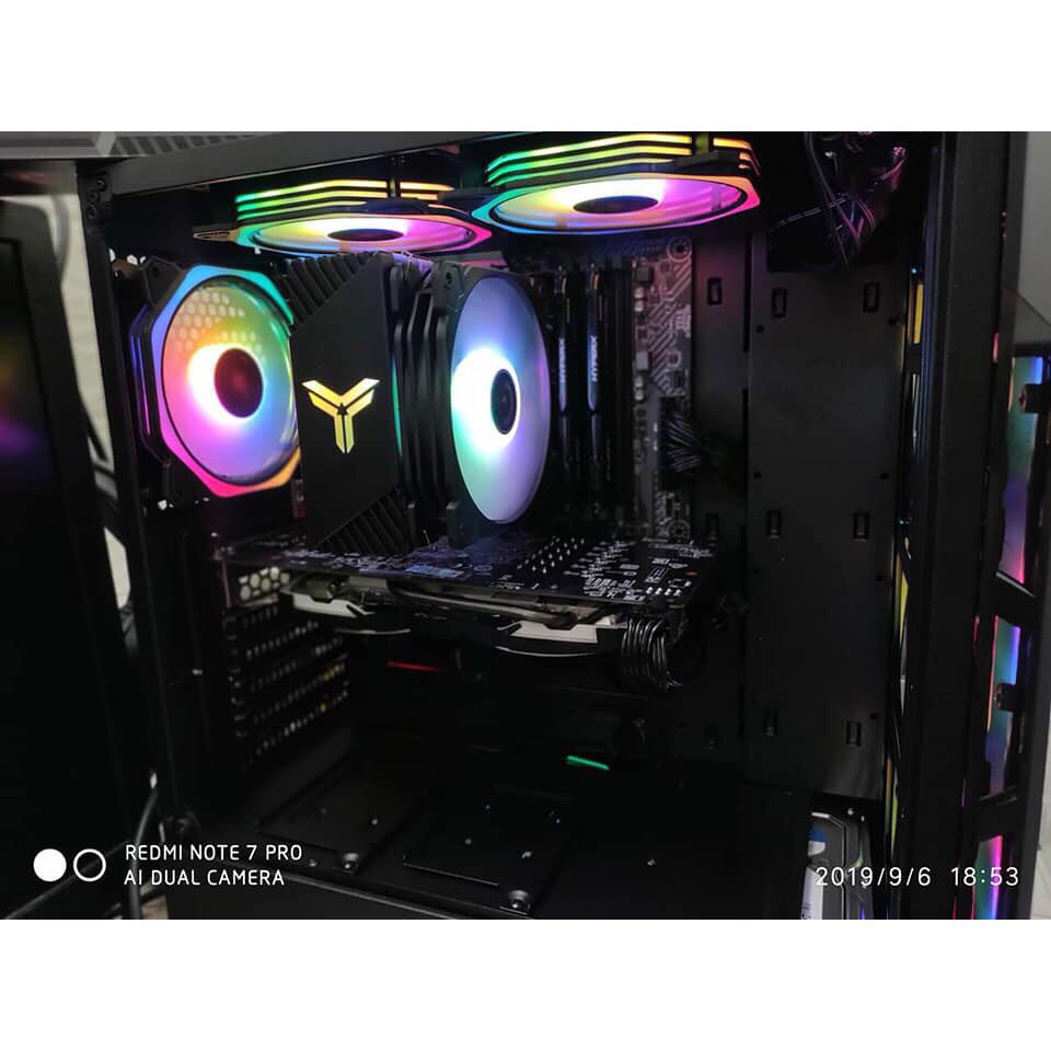 [Mã ELFLASH5 giảm 20K đơn 50K] Tản nhiệt khí CPU Jonsbo CR-1000 RGB Màu đen