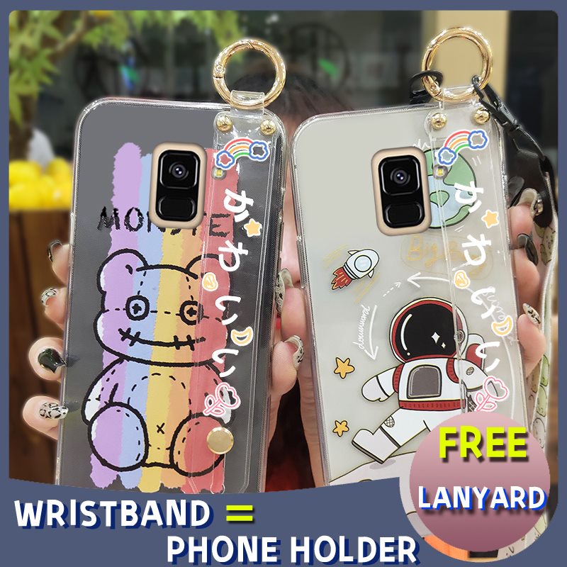 Ốp điện thoại mềm chống sốc họa tiết anime thiết kế thời trang cho Samsung Galaxy A6/A6 2018 thích hợp cho nam và nữ