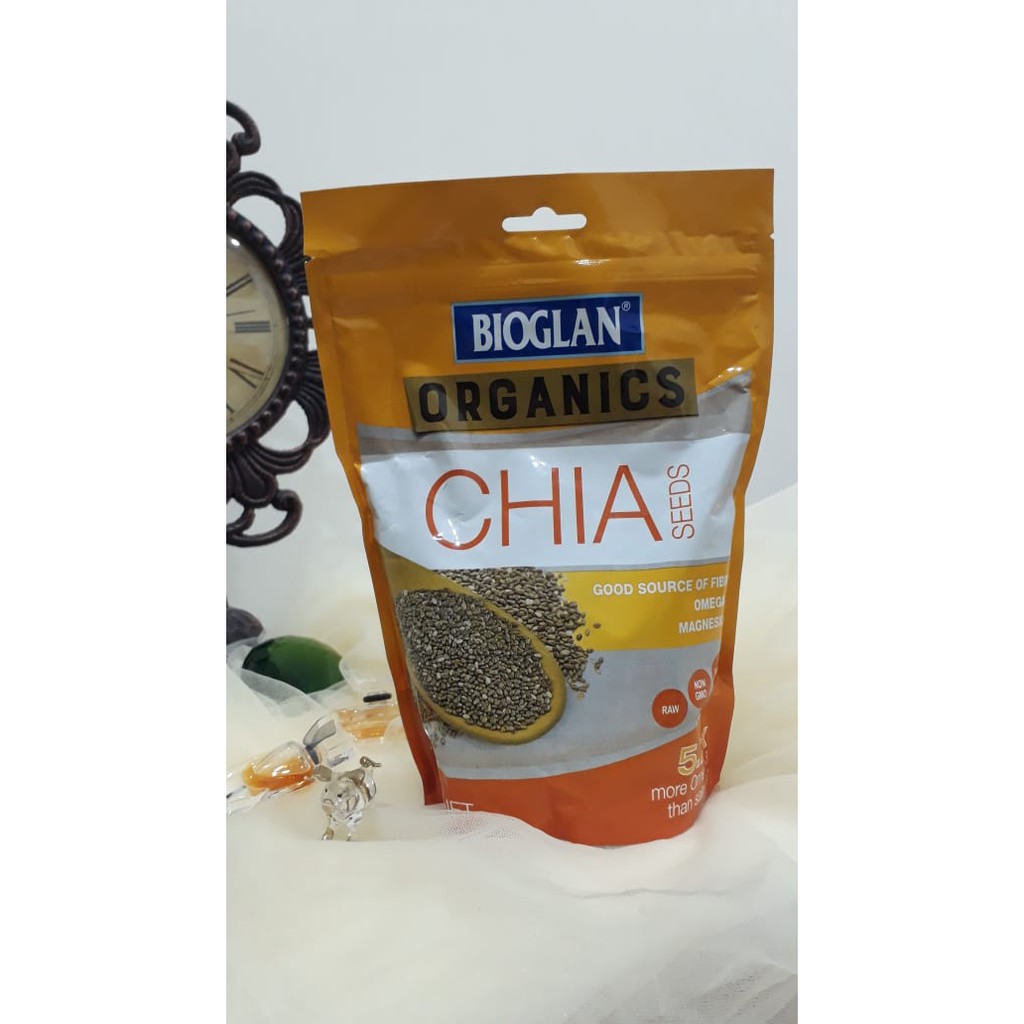 Hạt chia hữu cơ Bioglan Organic Chia Seeds 500g xách tay ÚC