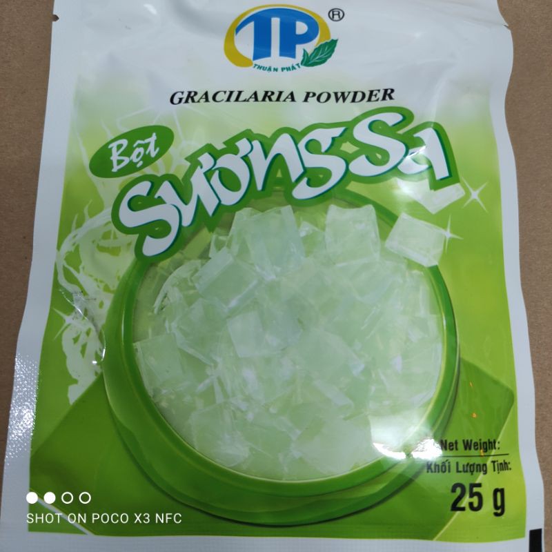 Bột Sương Sa TP gói 25gr - làm sương sa sương sáo rất ngon