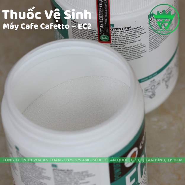 Hộp Thuốc Vệ Sinh Máy Cà Phê Cafetto – EC2 900Gram