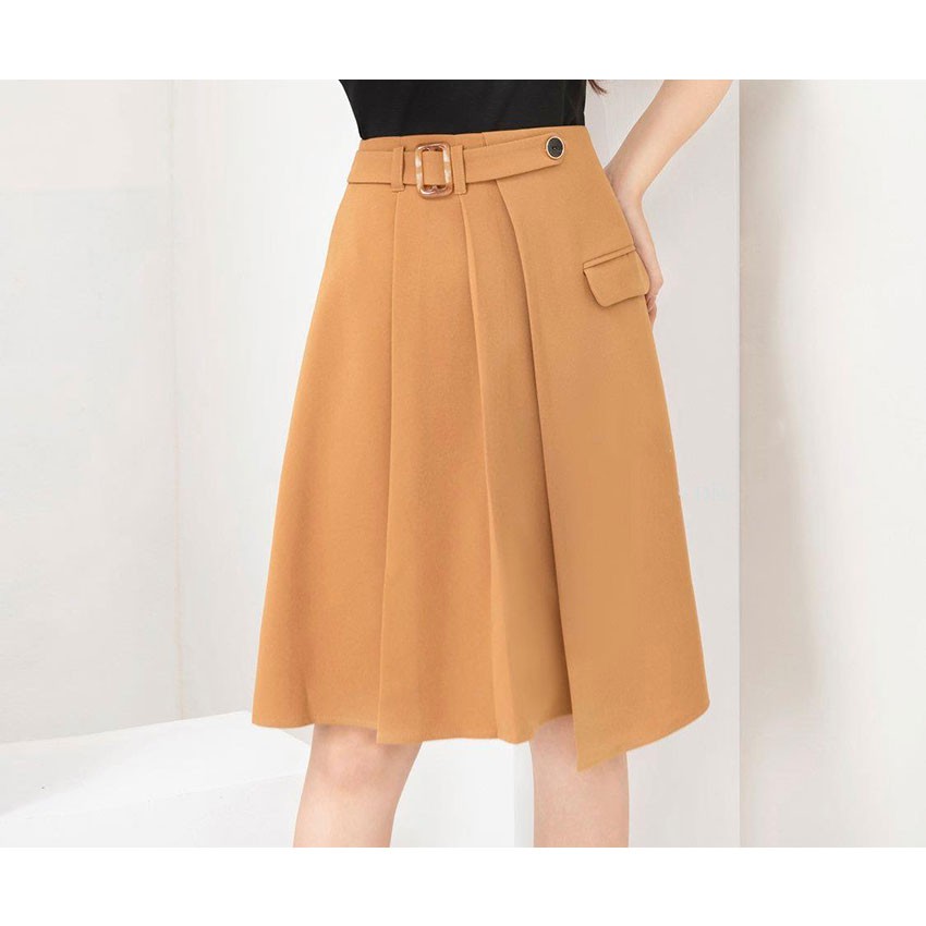 Chân Váy Xếp Ly Kiểu Dáng Hiện Đại Trẻ, Chân Váy Chữ A Form Dáng Đẹp, Chất Vải Cao Cấp Sang Trọng, Đi Làm Đi Chơi