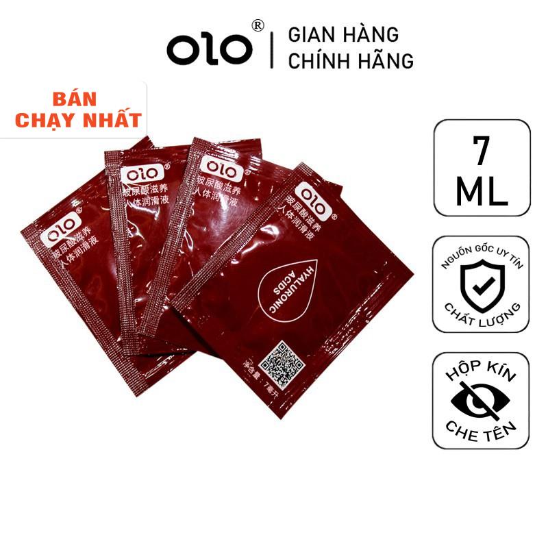 Gói gel bôi_trơn gốc nước cho nam và nữ tiện dụng 7ml Olo an toàn cho da nhạy cảm tận hưởng cảm xúc- Hanayuki Asia