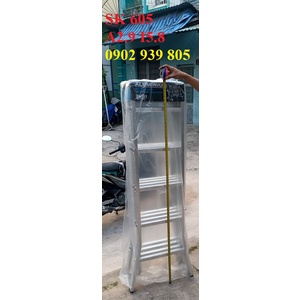Thang nhôm gấp đa năng 4 đoạn SUMIKA SK 605 5,8m A: 2,9m. Chiều cao duỗi thẳng: 5,8m