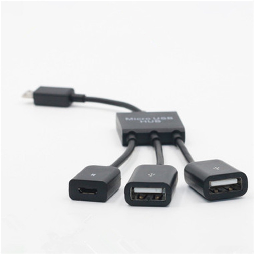 Dây Cáp Sạc Truyền Dữ Liệu Otg Micro Usb 3 Trong 1 Đa Năng Chất Lượng Cao