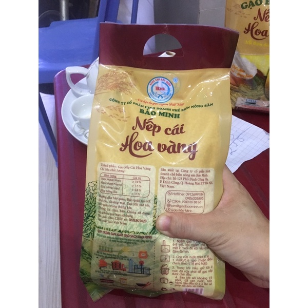 Gạo Nếp cái Hoa vàng Bảo minh túi 1kg