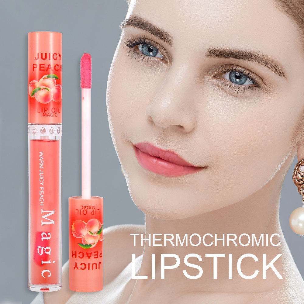 Son kem hương đào dưỡng ẩm/Son lì hương đào trang điểm lâu trôi không dính | BigBuy360 - bigbuy360.vn