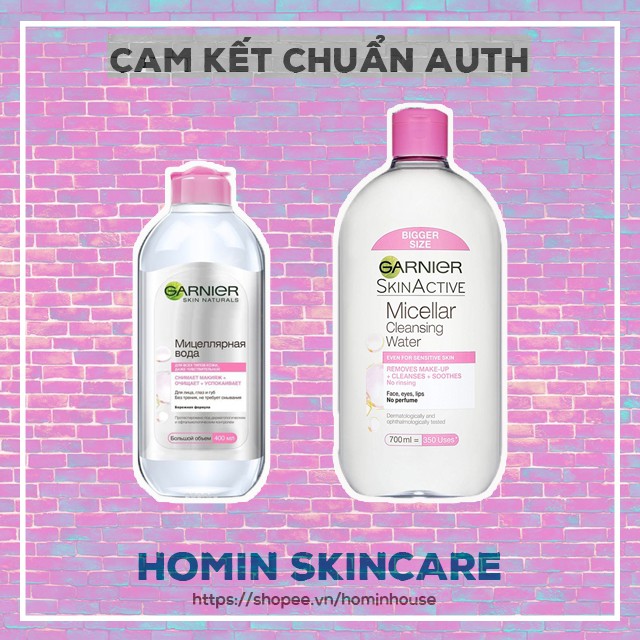 NƯỚC TẨY TRANG GARNIER NẮP HỒNG PHIÊN BẢN NGA | BigBuy360 - bigbuy360.vn
