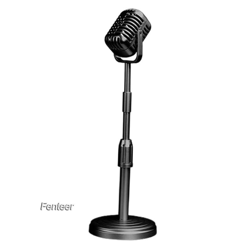 Mic Chụp Ảnh Phong Cách Cổ Điển Kèm Giá Đỡ
