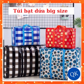 Túi bạt , túi dứa SIZE LỚN chống thấm đựng chăn, quần áo đa năng có khóa tiện lợi