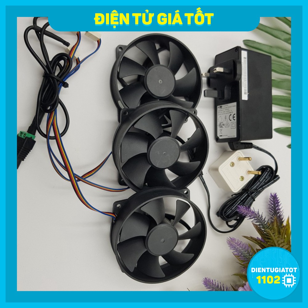 Bộ Quạt Hút Mùi, Tản Nhiệt, Quạt Máy 12V Cho Máy Tính, Thú Cưng, Bể Cá