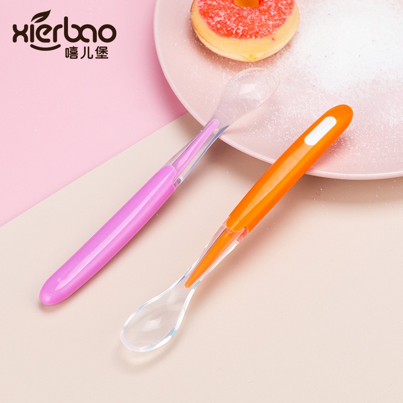 Thìa ăn dặm silicon siêu mềm an toàn cho bé 𝐃𝟎𝟏