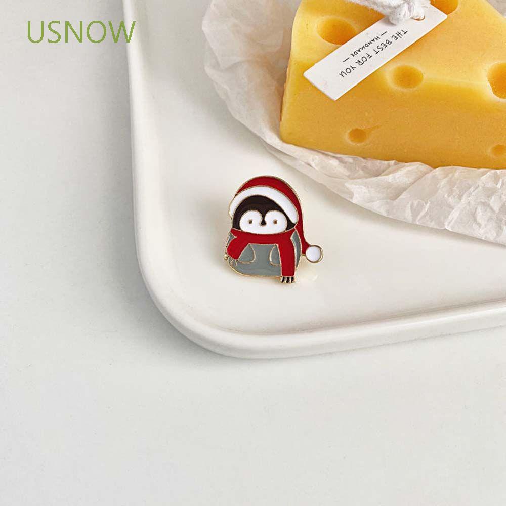 Ghim Cài Áo Bằng Hợp Kim Hình Chim Cánh Cụt Dễ Thương Dành Cho Nam Nữ