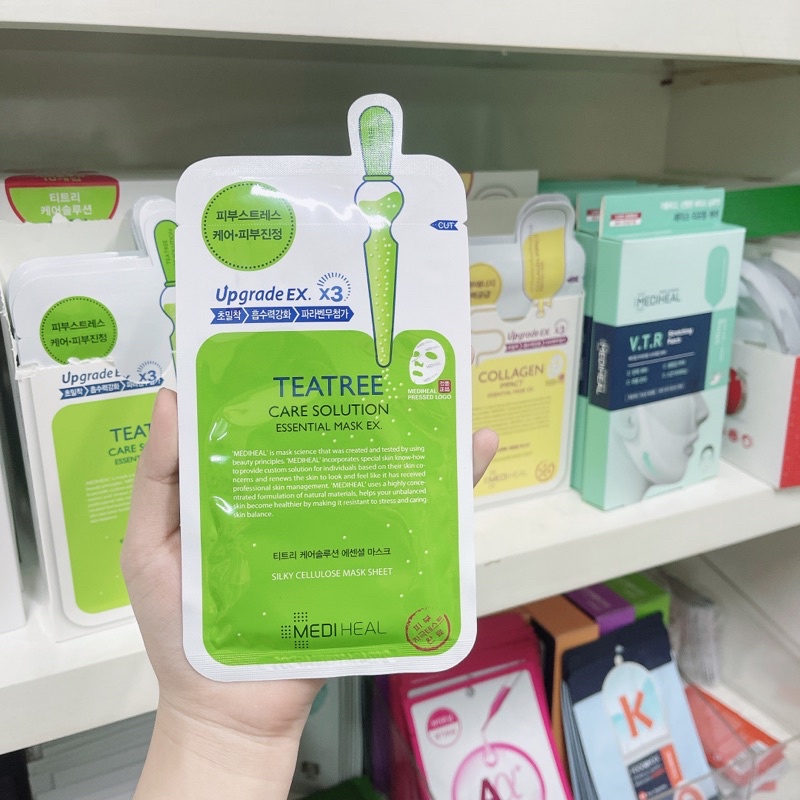 Mặt Nạ Giấy Trà Xanh Mediheal Healing Solution Essential Tea Tree Mask