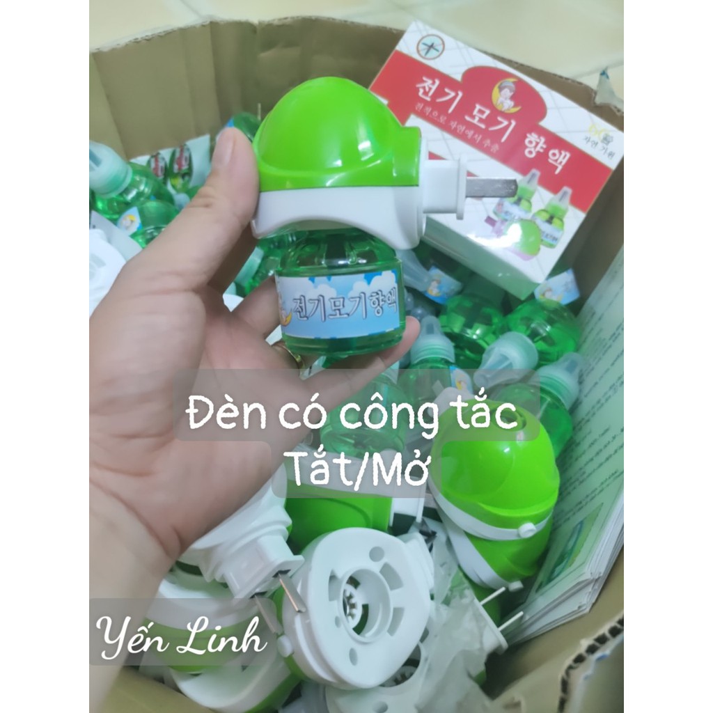 Bộ Đèn và Tinh Dầu Đuổi Muỗi, Đuổi Côn Trùng Hàn Quốc An Toàn từ thiên nhiên