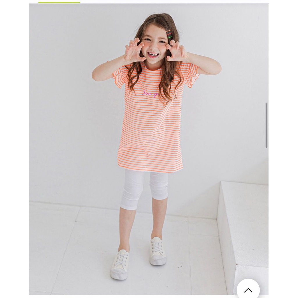 Set bộ hè bé gái lilipurri váy kẻ kèm legging (tặng kèm thêm 1 legging)