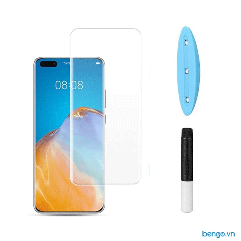 Dán màn hình cường lực cho Huawei P40 Pro 3D full keo UV