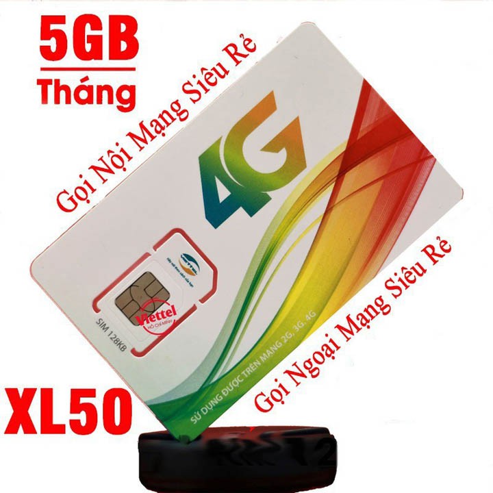 Sim 4G viettel DATA khủng 5GB tốc độ cao-XL50