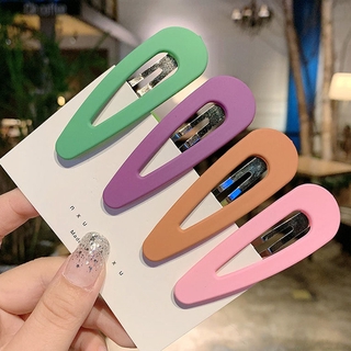 Kẹp tóc BB màu trơn phong cách thời trang Hàn