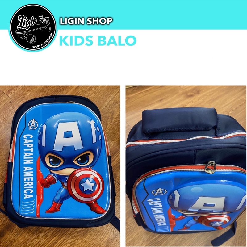 Balo cho bé, balo trẻ em, hình dễ thương ElSa và Spider-Men.(BL5)