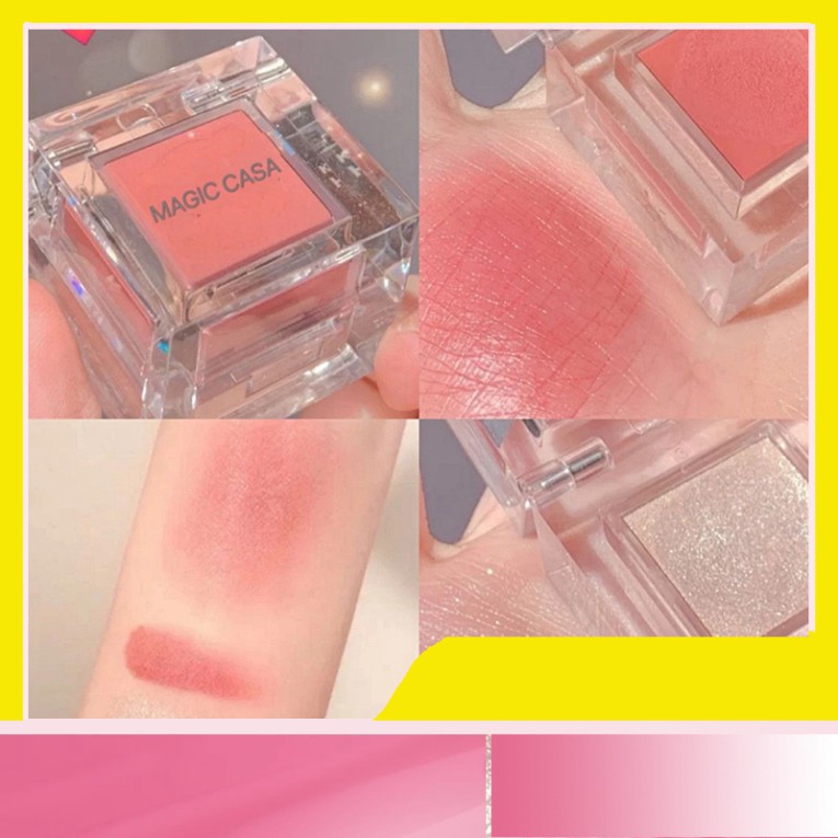 Phấn má hồng Magic Casa kiêm phấn bắt sáng hai màu tự nhiên lâu trôi HOT | BigBuy360 - bigbuy360.vn