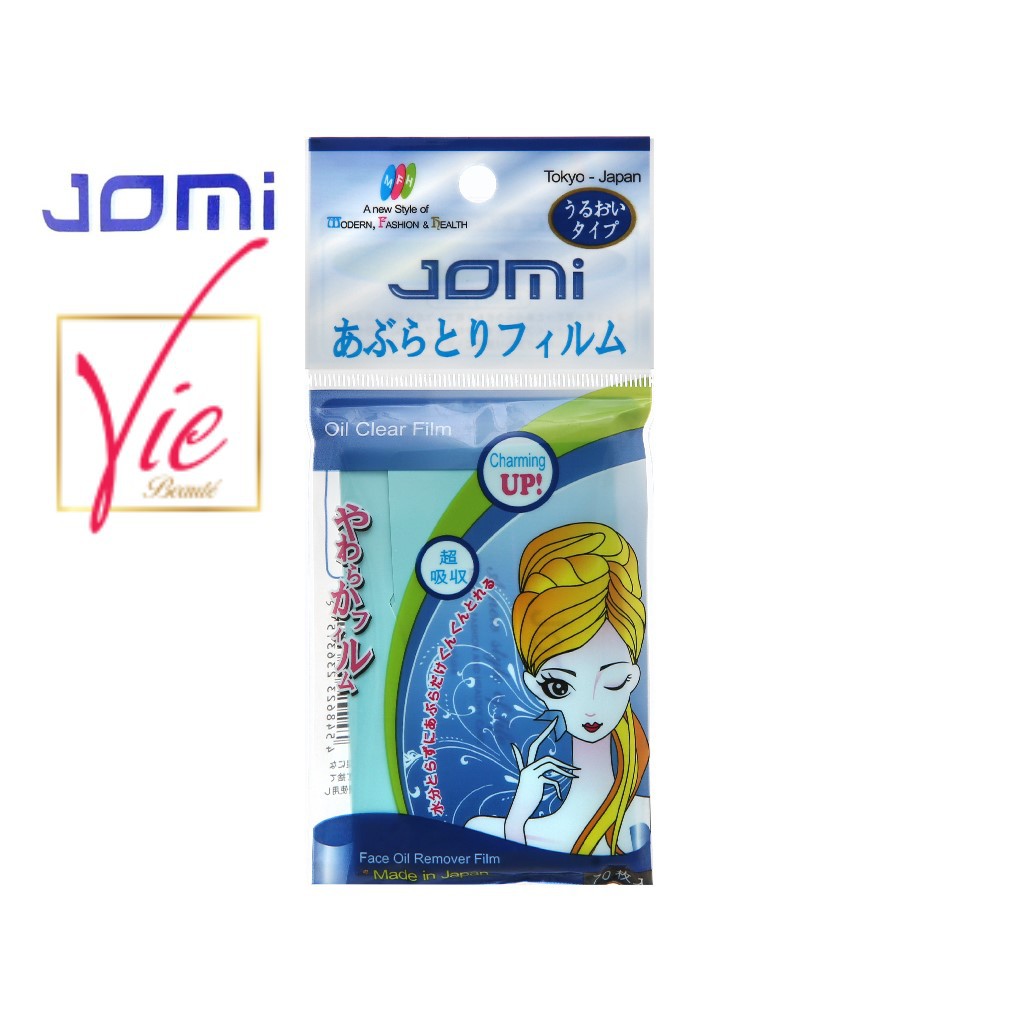 Giấy Thấm Dầu Jomi Oil Clear Film Phim kiểm soát bã nhờn, hỗ trợ ngăn ngừa mụn 70 Tờ