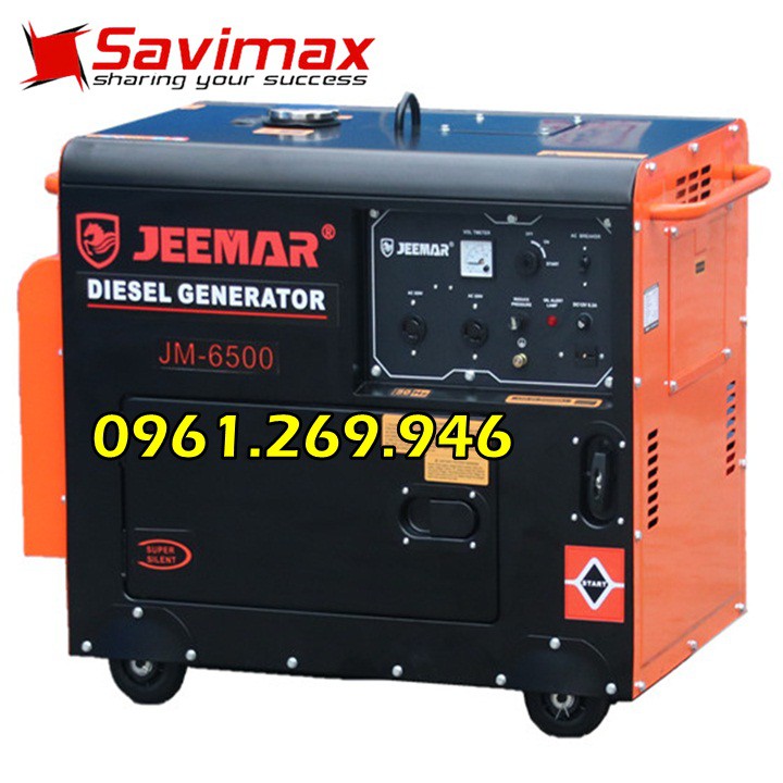 Máy phát điện cách âm Jeemar JM-6500 hàng nội địa Trung Quốc