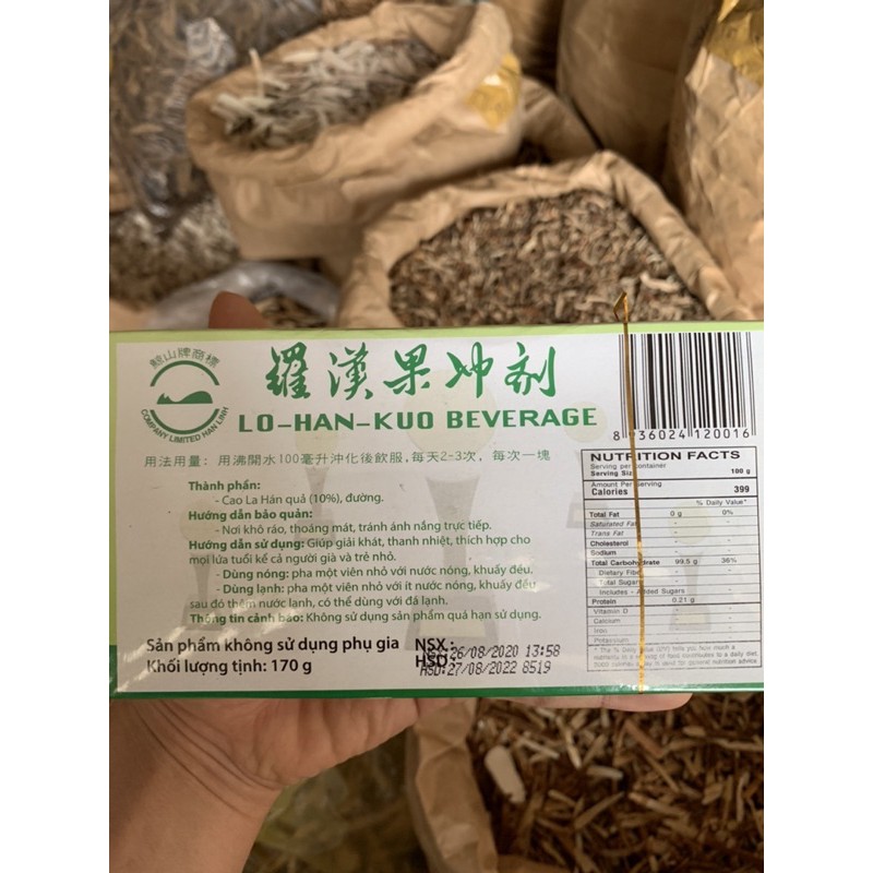 La Hán Quả - Viên Pha Nước