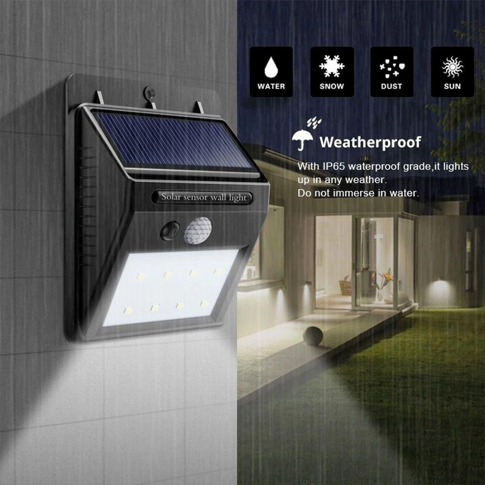 Đèn Led Năng Lượng Mặt Trời Cảm Biến Chuyển Động PIR Không Dây