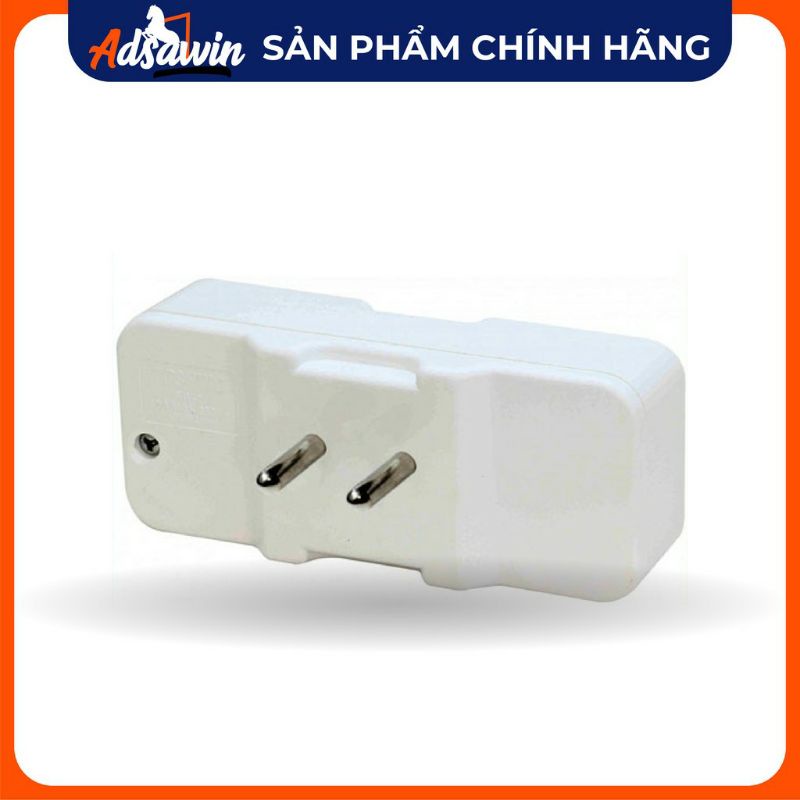 Phích cắm (Ổ cắm) TOSHINO CO6S-A THAILAND chuyển đổi 3 chấu sang 2 chấu chống cháy.