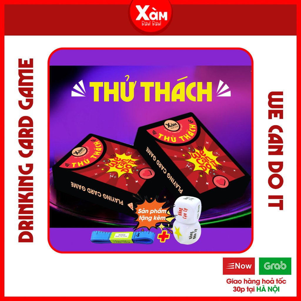 Bộ bài thử thách 60 lá board game bản đặc biệt , bài drinking game dành cho team chuếnh choáng thích nốc out