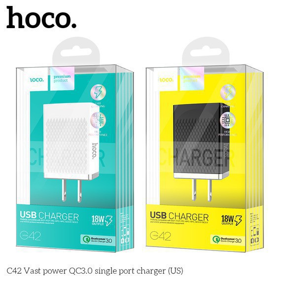 CÓC SẠC NHANH HOCO C42 _Quick Charge 3.0A
