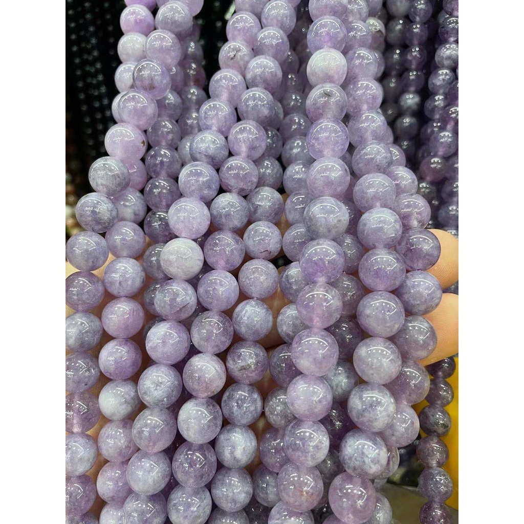 DIY Amethyst Loose Round Glass Beads For making Accessoires 6/8/10mm