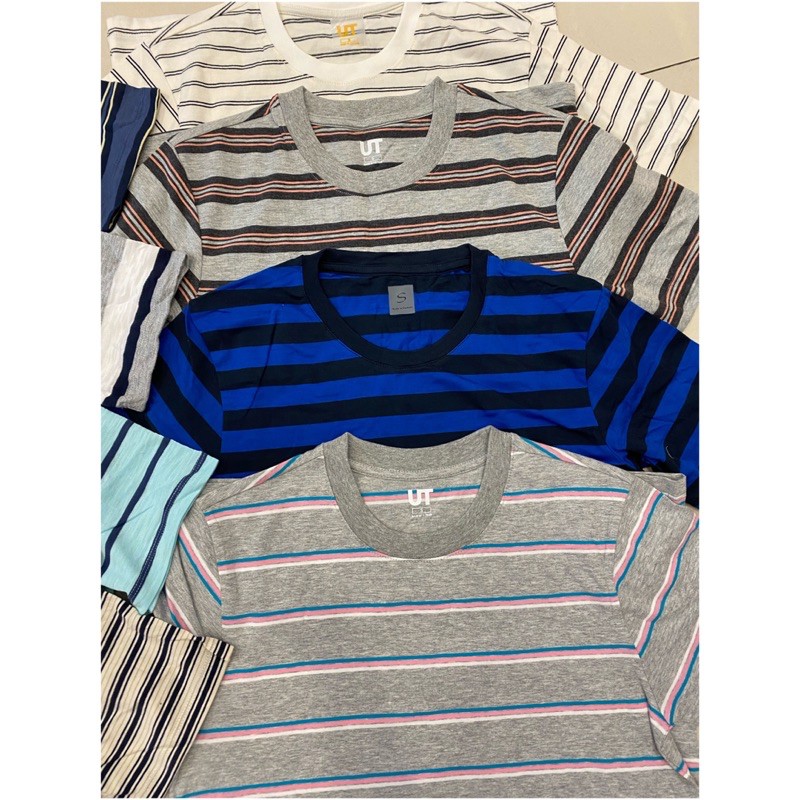 (bảng màu sọc) Áo Thun Unisex Xuất