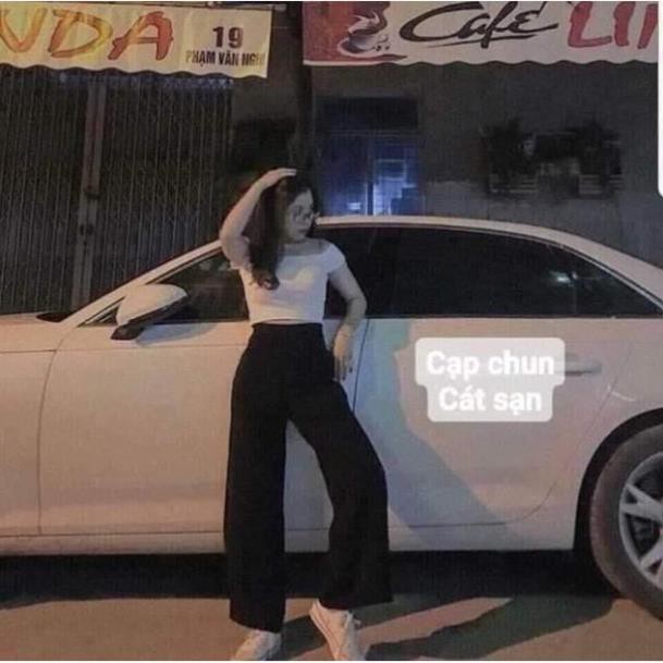 [RẺ VÔ ĐỊCH] Quần Ống Rộng Cạp Cao (Quần Ống Rộng Vải Mềm)