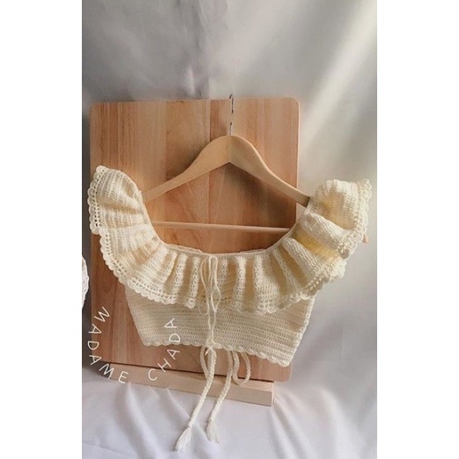 Croptop len nhún bèo