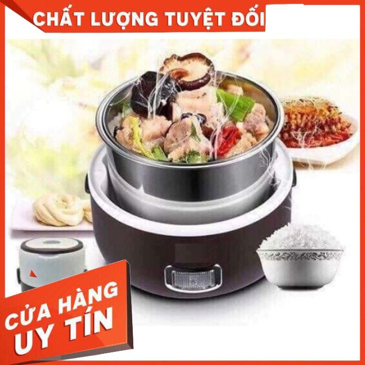 Hộp cơm văn phòng cắm điện đa năng tiện dụng dung tích lớn Hộp đựng cơm 3 tầng inox cao cấp BH 6 tháng[hàng chính hãng] | BigBuy360 - bigbuy360.vn