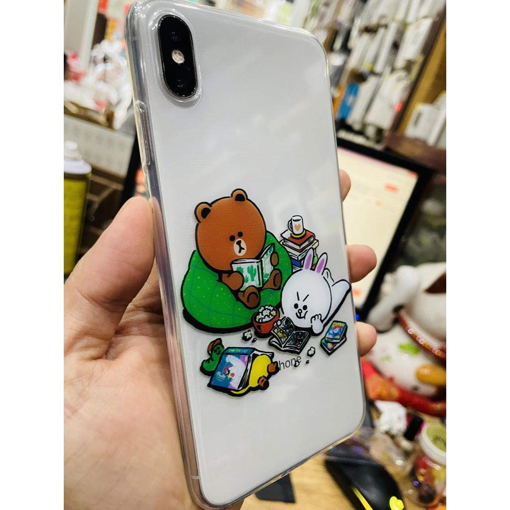 Ốp silicon bộ 3 B.rown C.ony S.ally ngộ nghĩnh , dễ thương cho iphone đủ mã