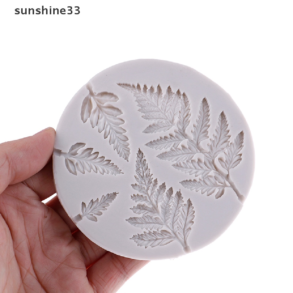 SU Leaf silicone mold fondant mold cake decorating tools chocolate gumpaste mold n