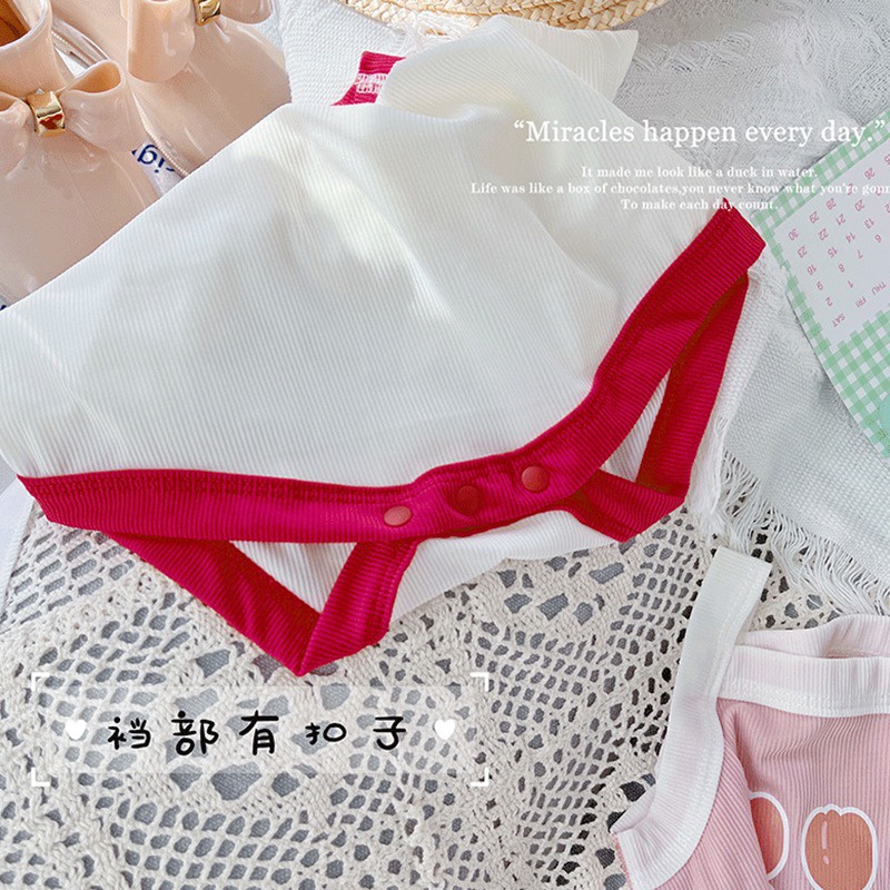 Đồ Ngủ Liền Thân Hai Dây Bằng Lụa Mát Thời Trang Mùa Hè Cho Bé