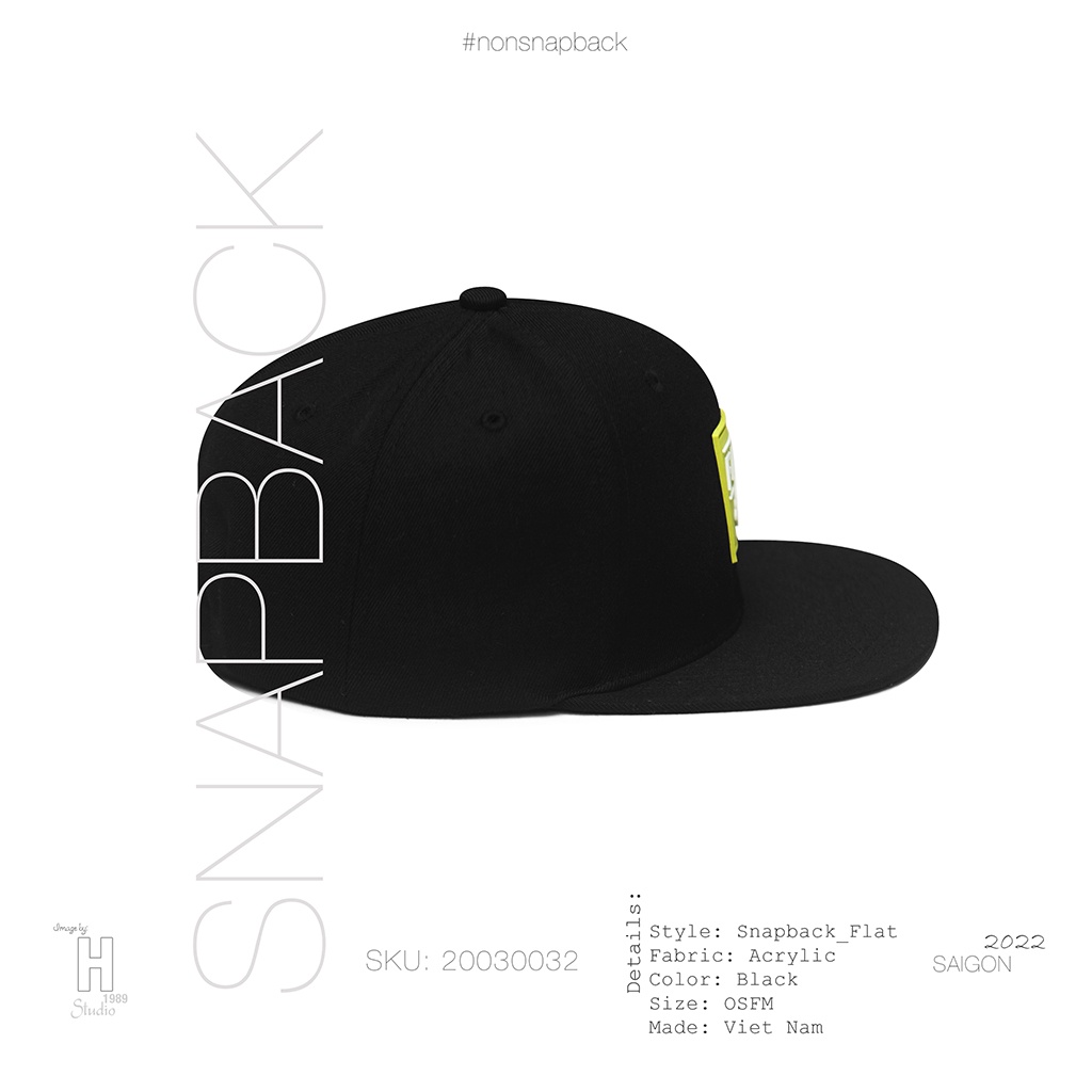 Mũ snapback thời trang nam màu đen cao cấp logo Fox hàng chất lượng tiêu chuẩn xuất khẩu khóa gài bấm free size