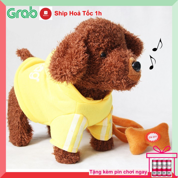 Chó bông biết đi biết hát CuddyKid phù hợp cho bé trai,bé gái từ 1 tuổi đến 4 tuổi, thú bông thời trang chạy bằng pin AA