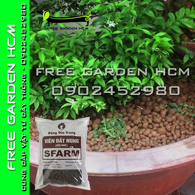 BAO 50dm3  ĐẤT NUNG SFARM/ SỎI NHẸ
