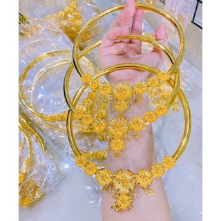 Kiềng hoa mai 7 bông dát vàng 24 cao cấp mẫu mới cực đẹp cực sang