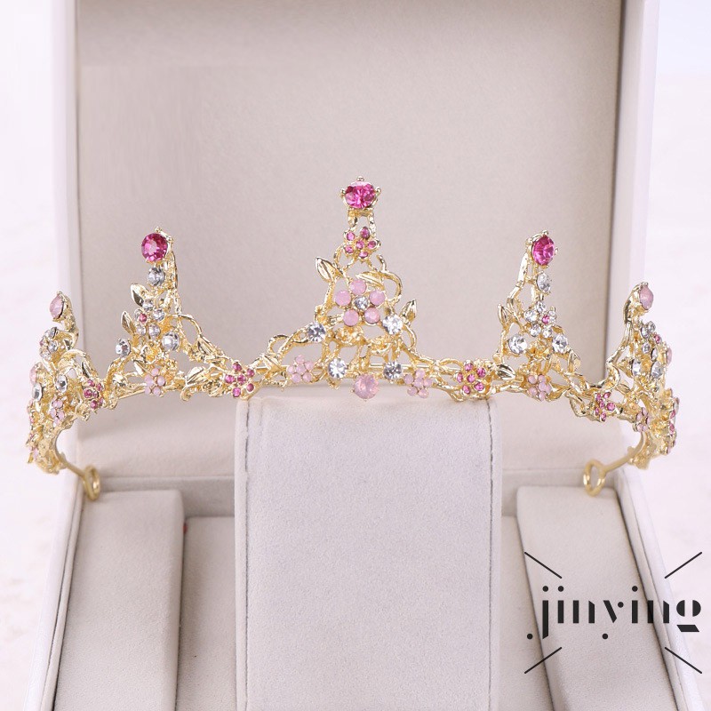 GETNOIVAS Vương Miện Công Chúa Đính Đá Sang Trọng