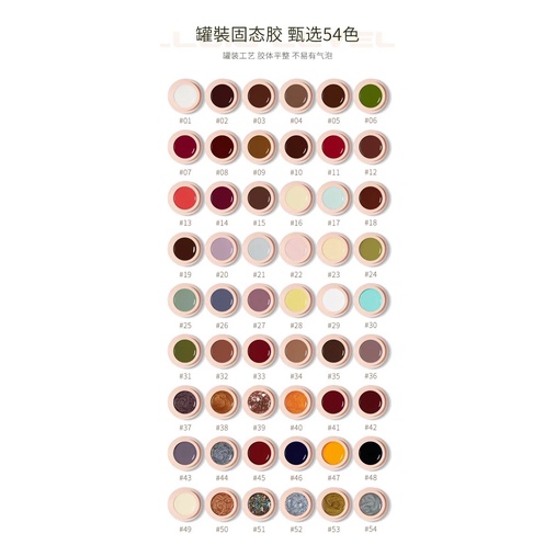 Sơn cream , sơn Gel nén phong cách Nhật Bản siêu đặc fullsize 5ml trang trí móng Nail