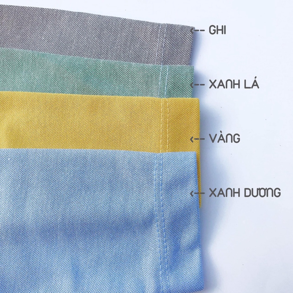 Đồ bộ dài tay cotton giấy cho bé trai bé gái TANOSA chất thun lạnh trơn vải mềm mát cho bé size 9-24kg