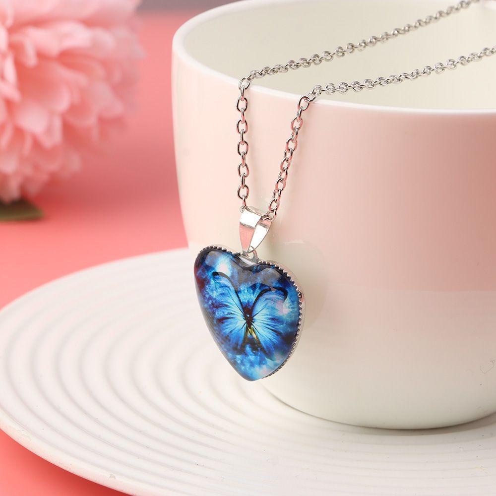 Vòng cổ Mặt Hình Trái Tim/Quả Đào Cho Nữ