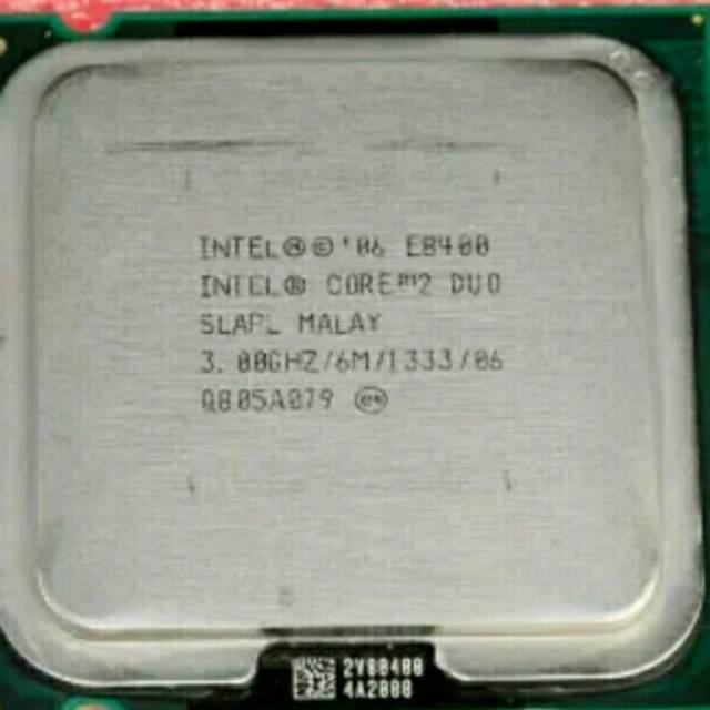 Ổ Cắm Intel Core 2duo E8400 (3.0 Ghz) 775 Không Quạt