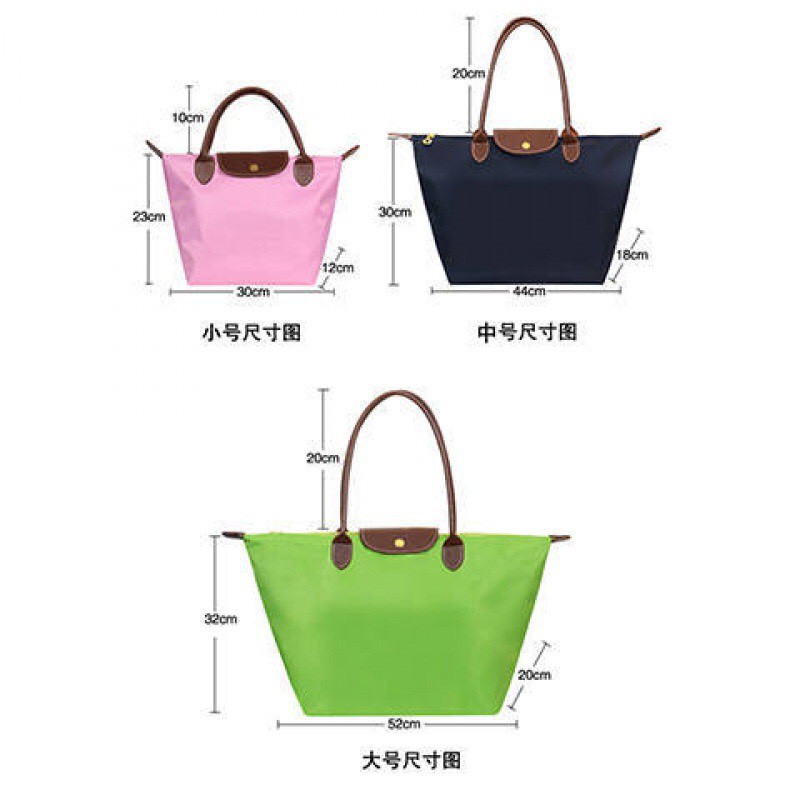 [ Xả kho 3 Ngày] Túi xách công sở đeo vai nữ Longchamp gấp gọn siêu cấp chống nước đủ size-bảo hành 12m